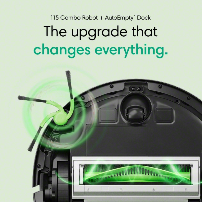 ⁦שואב-שוטף רובוטי Roomba® 115 Combo⁩ – תמונה ⁦6⁩